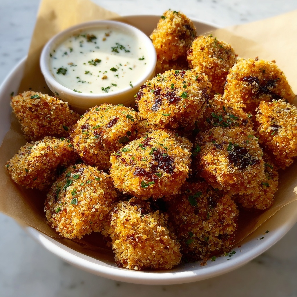 Air Fryer Ranch Crusted Chicken Bites Recipe - Recipe Image