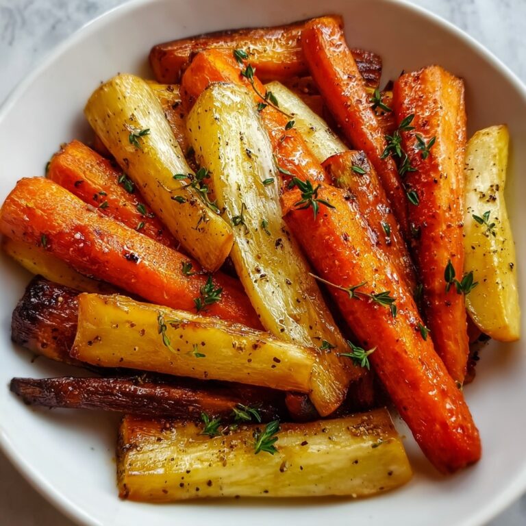 Maple Glazed Roasted Carrots and Parsnips Recipe