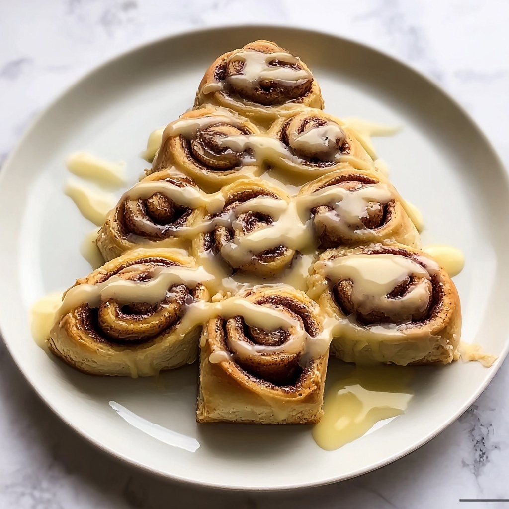 Cinnamon Roll Christmas Tree Recipe - Recipe Image