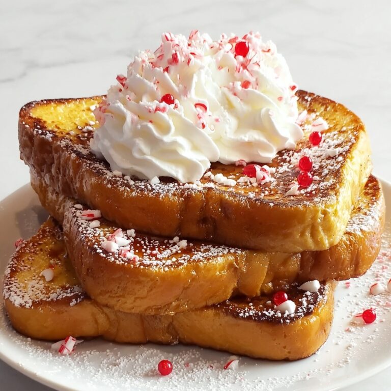 Peppermint Hot Chocolate French Toast for Cozy Mornings Recipe