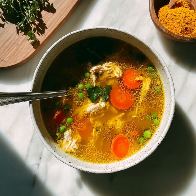 Anti-Inflammatory Turmeric Chicken Soup That Heals and Nourishes Recipe
