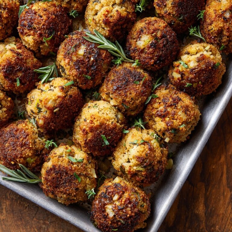 Turkey Stuffing Balls Recipe