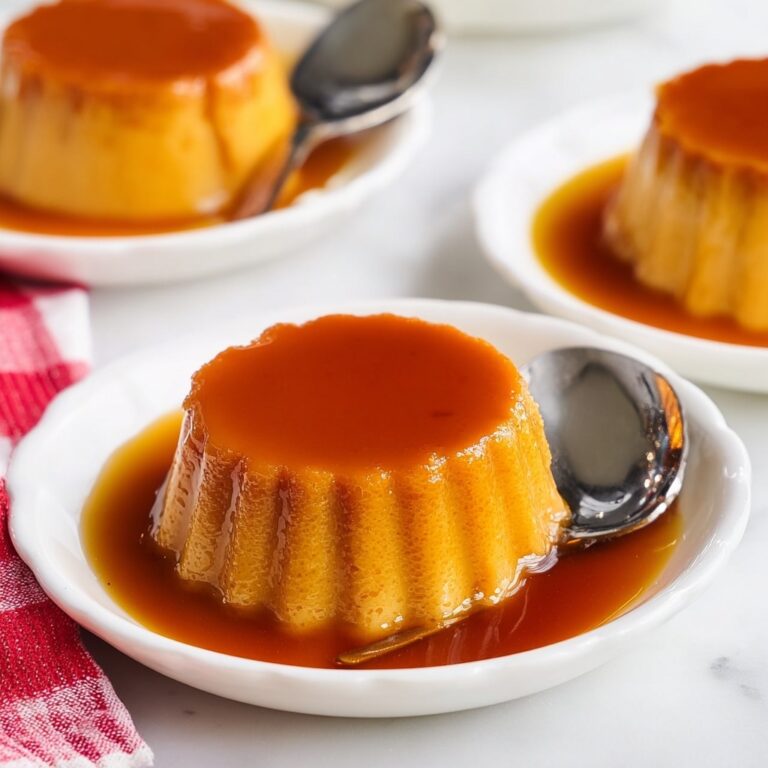 Vegan Pumpkin Flan with Caramel Sauce Recipe