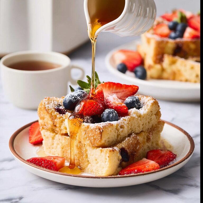 Less Egg Brioche French Toast Casserole Recipe