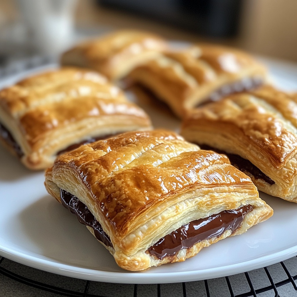 Nutella Puff Pastries Recipe - Recipe Image