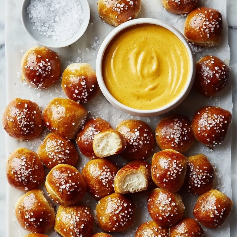 Easy Sourdough Pretzel Bites Recipe