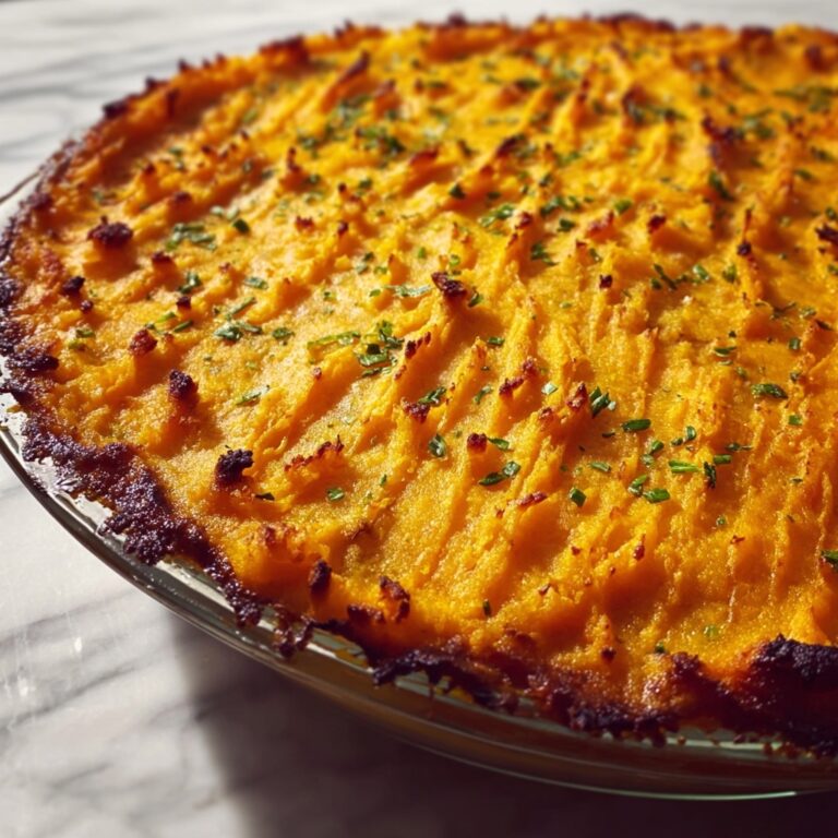 Sweet Potato and Lentil Shepherd’s Pie Recipe