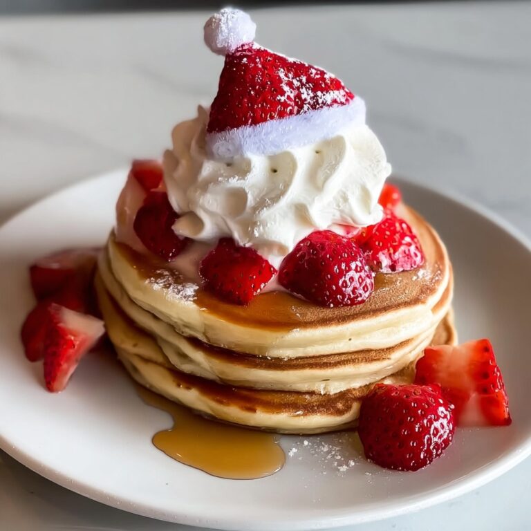 Santa Hat Strawberry Pancakes: 5 Magical Holiday Delights Recipe